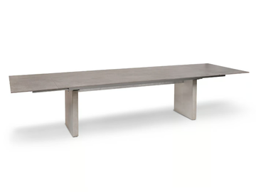 DOPPIO - Extending rectangular cement table by Fischer Möbel - view 2